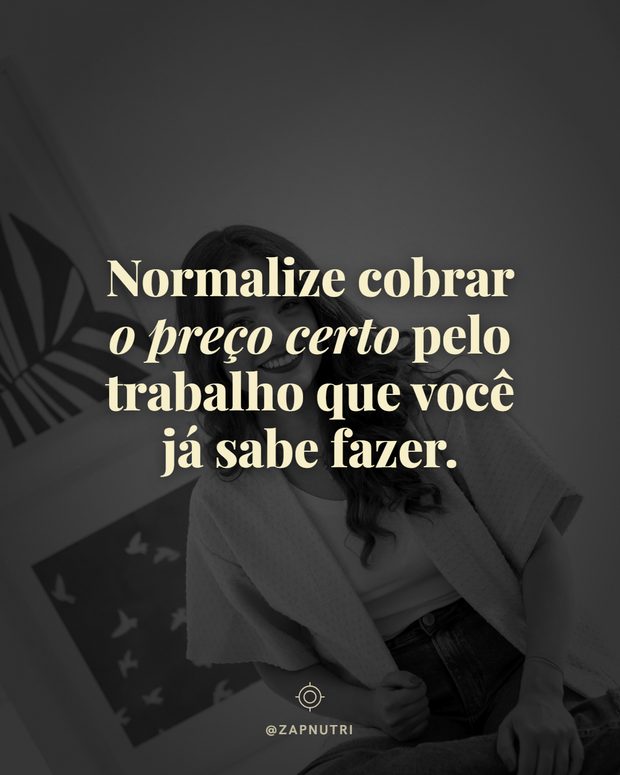 Carrossel editorial em preto e branco com serifa